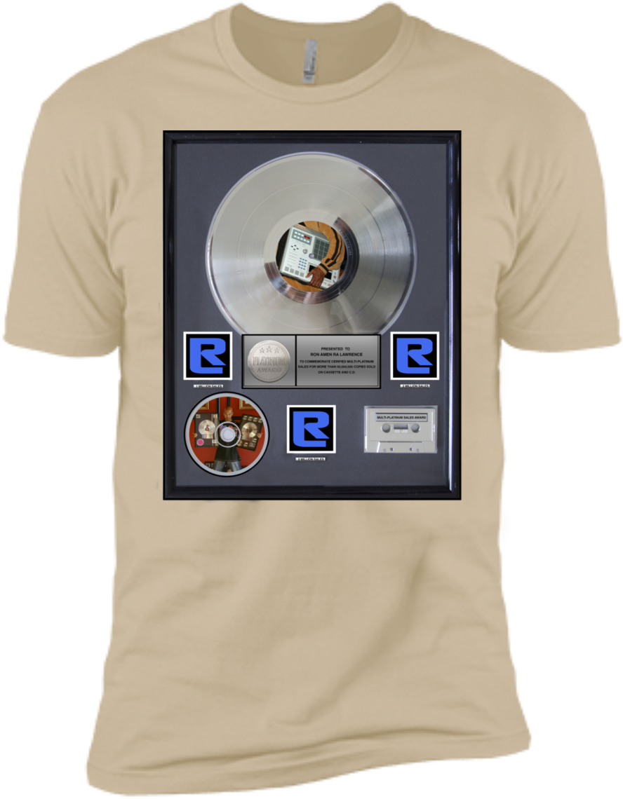 Platinum Record T-shirt - Crest (1155x1155), Png Download