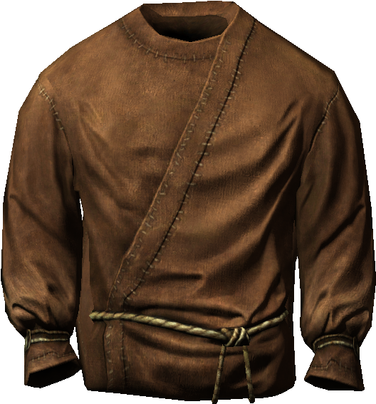Hooded Monk Robes - Skyrim Monk Robe (580x580), Png Download