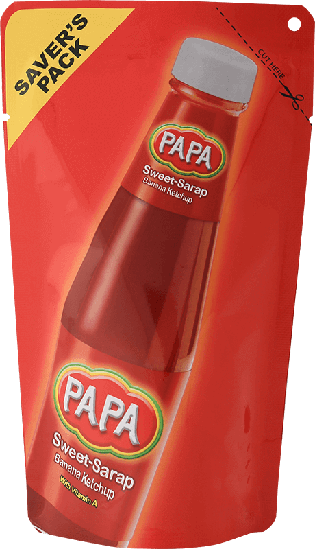 Papa Sweet-sarap Banana Catsup 200g - Papa Banana Catsup 200g (460x800), Png Download