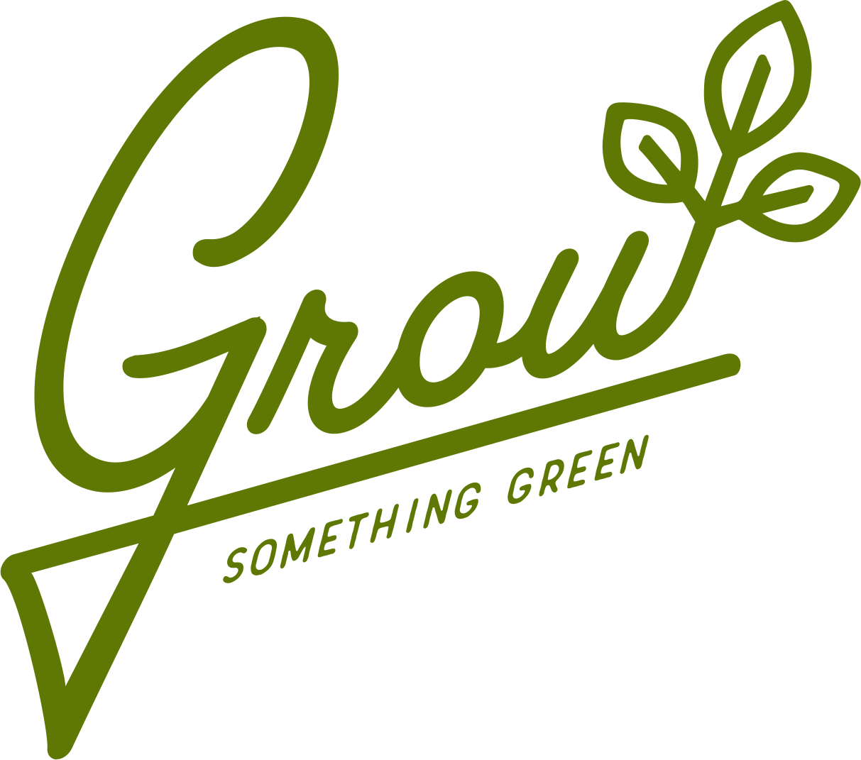 Grow Stuff - Calligraphy (1213x1071), Png Download