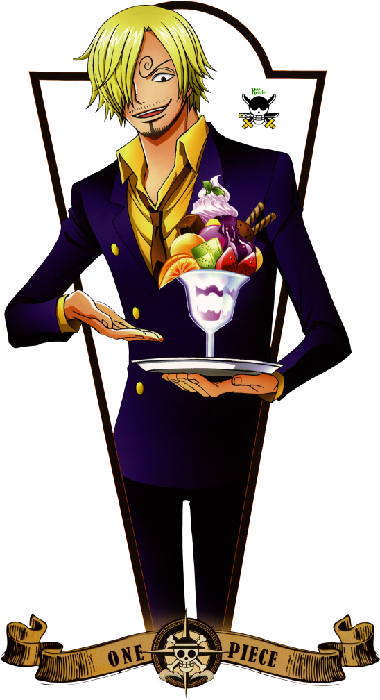 Sanji One Piece Render (575x1024), Png Download
