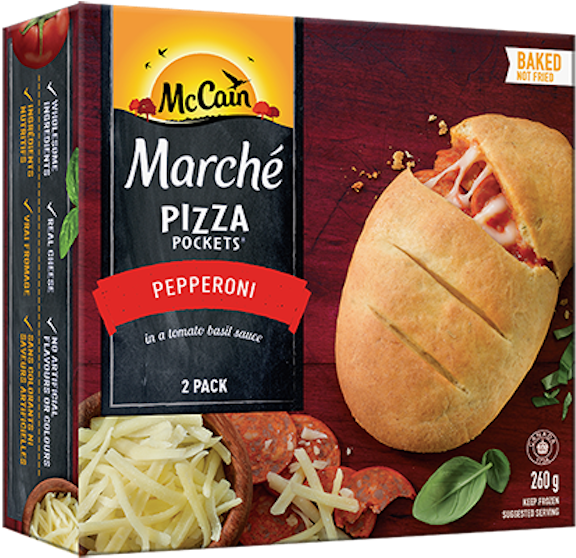 Breaking Mccains Pizza Pockets Probably Discontinued - Mccain Marche Pizza Pockets (640x557), Png Download