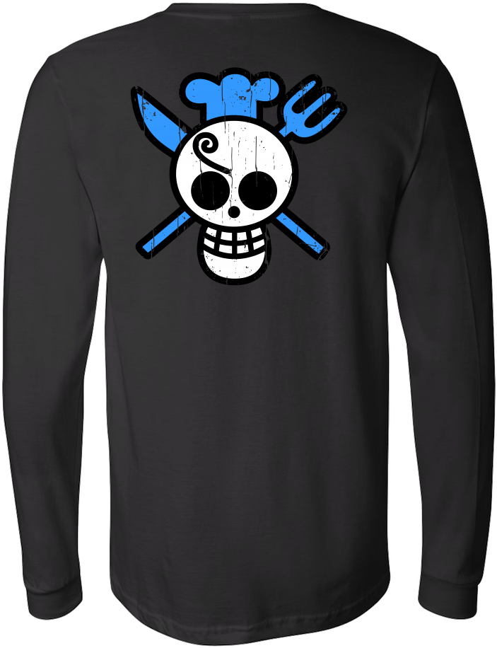 Long Sleeve T Shirt - One Piece (1000x1000), Png Download