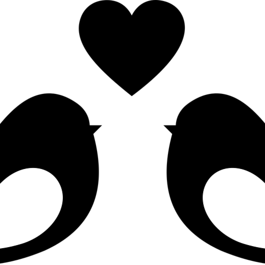 Love Birds Clipart Graduation Cap Clipart Hatenylo - Heart (1024x1024), Png Download