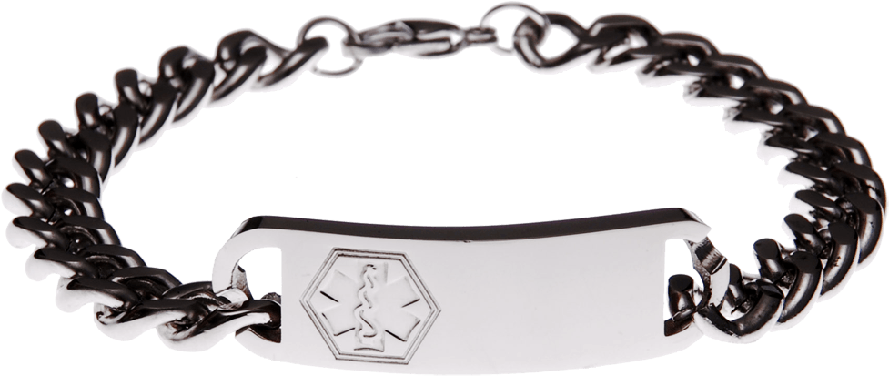 Stainless Steel Classic Bracelet - Bracelet (1000x1000), Png Download