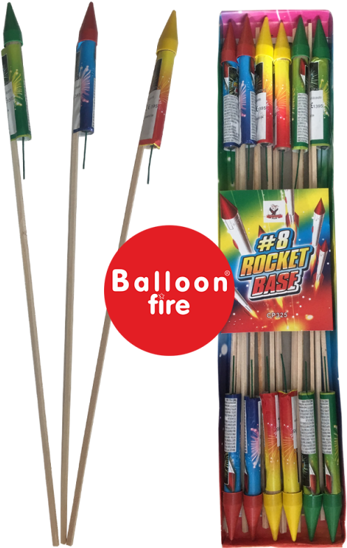 Rocket Fireworks Cp325 12 Pcs Pack - Writing (800x800), Png Download