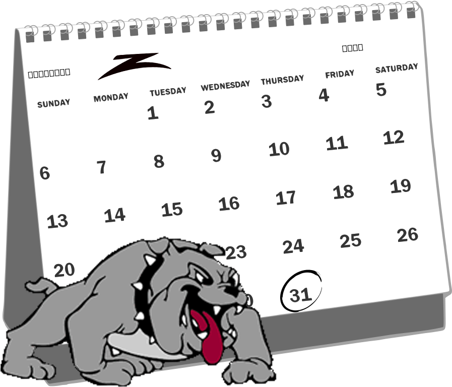 Calendar Clipart - Desk Calendar Clipart Png (900x900), Png Download