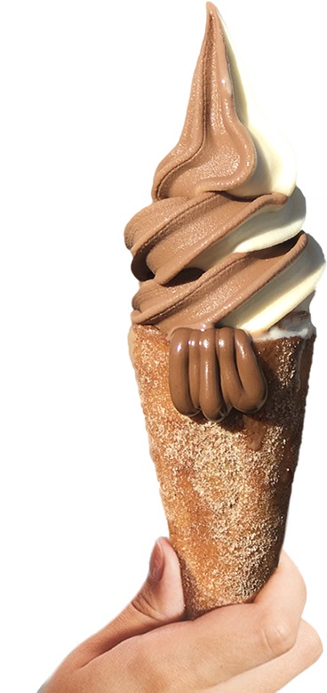 E Assim Criamos A Ice Churros, Uma Empresa Voltada - Casquinha De Churros Png (451x780), Png Download