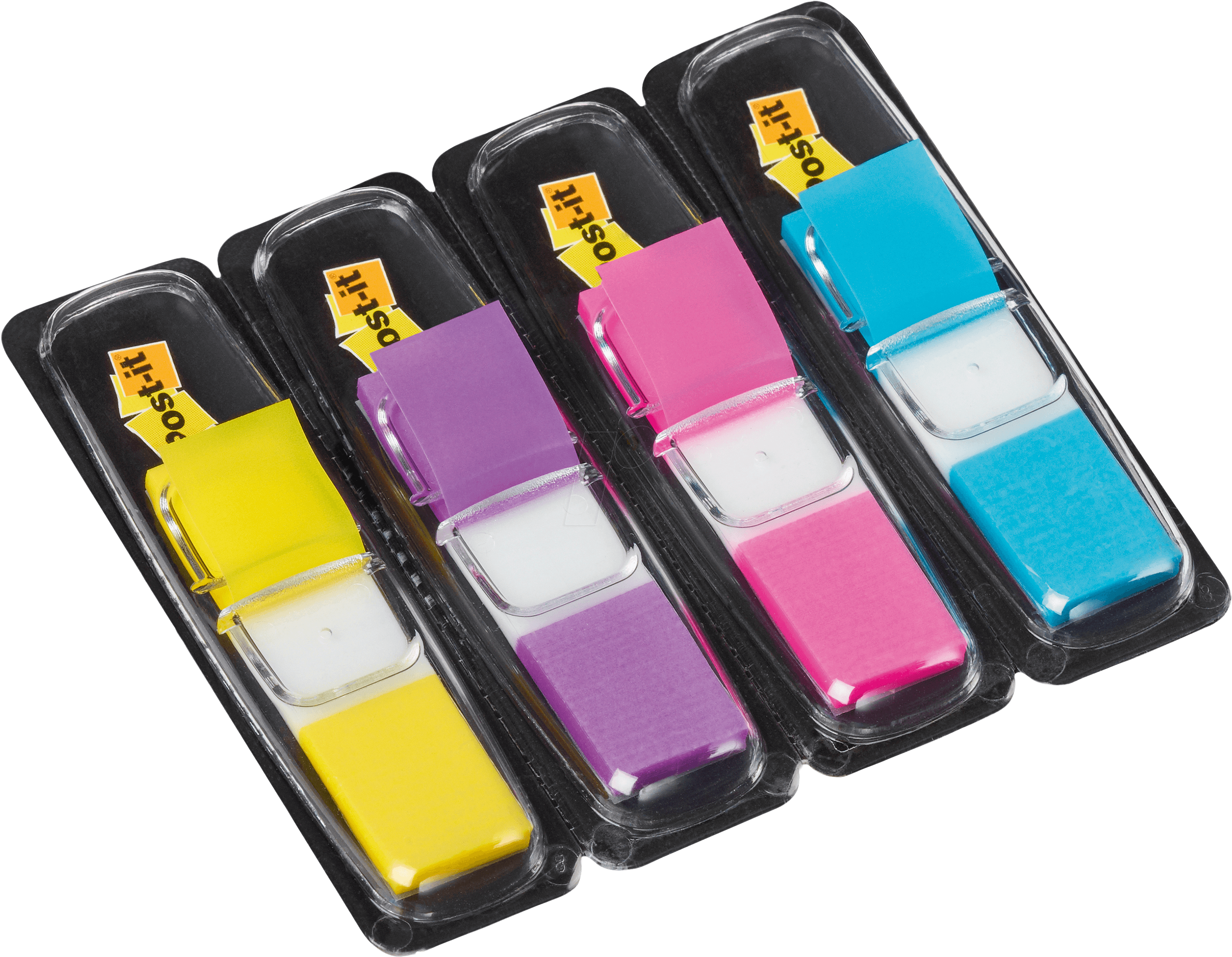 Post-it® Index Small In A Plastic Dispenser - Small Post It Dispenser (3000x2331), Png Download
