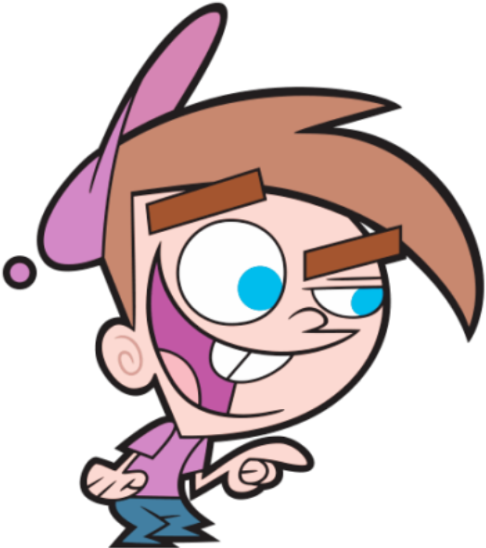 Timmy Turner Cartoon Photo-tr428 - Fairly Odd Parents Posing (600x556), Png Download