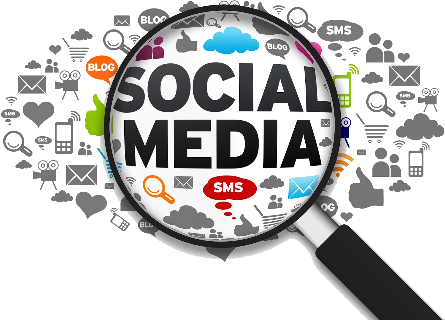 Social Media (1600x1200), Png Download