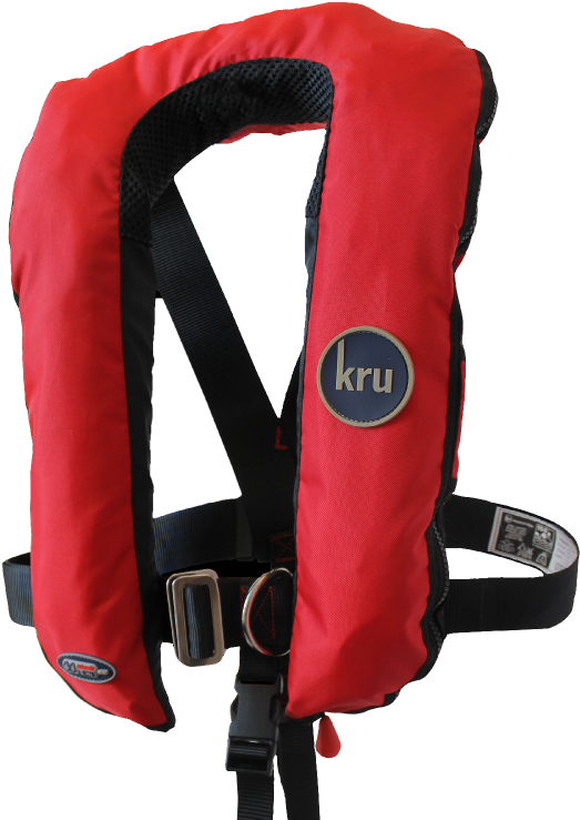 Inflatable Life Vest Transparent Background - Inflatable Life Jacket Png (568x922), Png Download