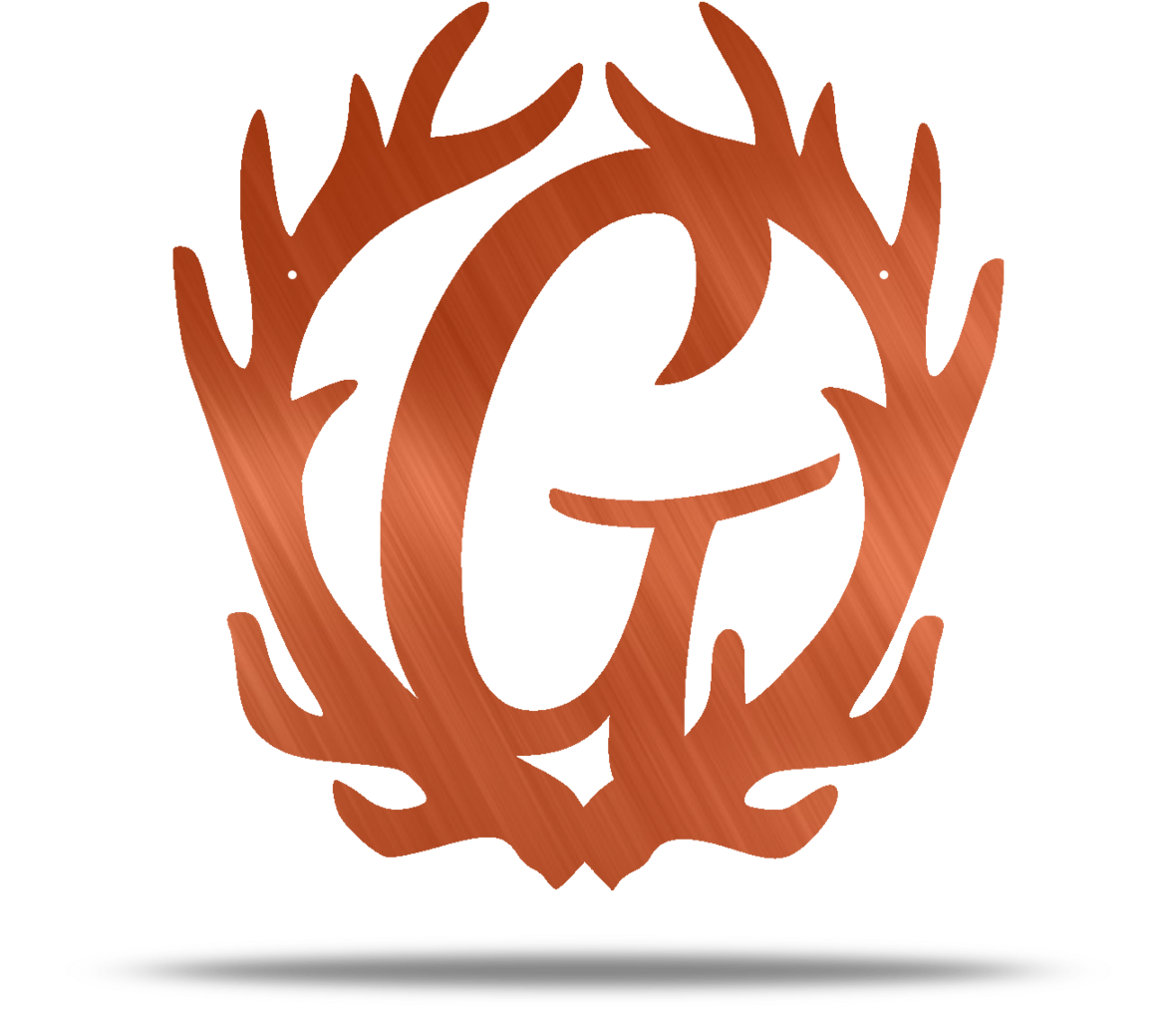 Antler Monogram (1200x1200), Png Download