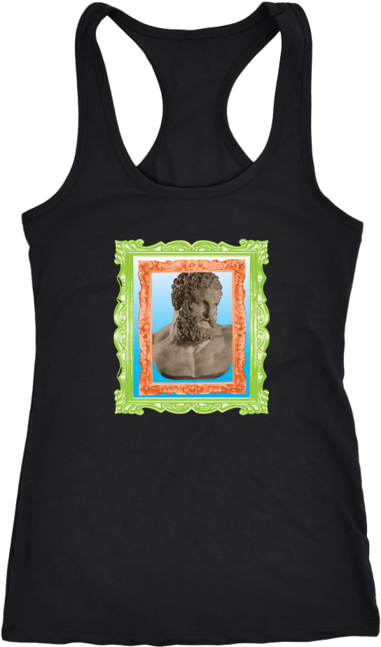 Awesome Statues In Neon Frames Tank & Tee, Many Colorways - Shirt (1024x1024), Png Download