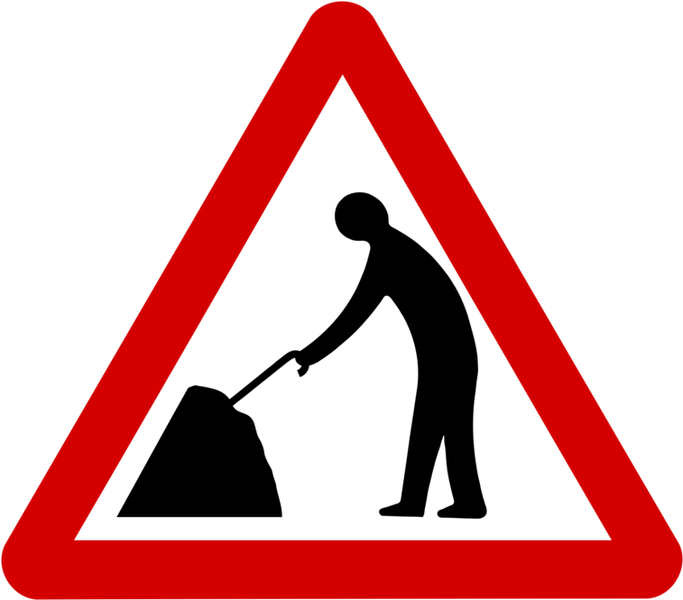 Old Man At Work, No Pension - Traffic Sign (800x702), Png Download