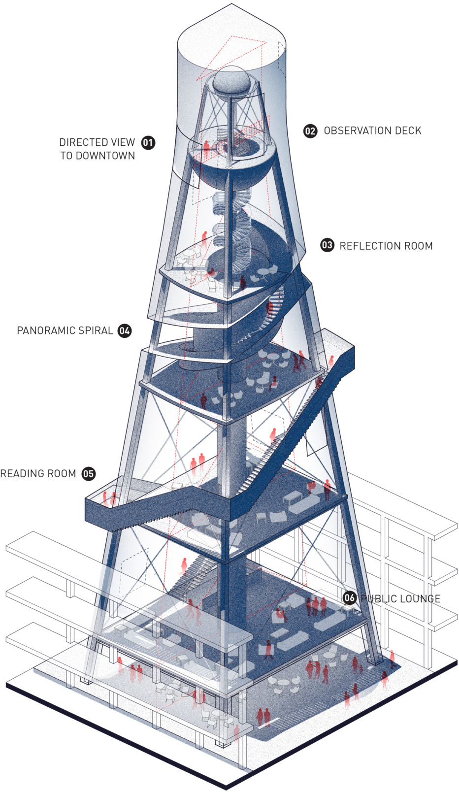 06 Axon Lighthouse - Observation Tower (1000x1709), Png Download