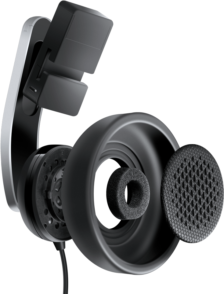 Over-ear Pads For Mantis For Ps4 Vr Exploded View - Playstation Vr (1000x1000), Png Download