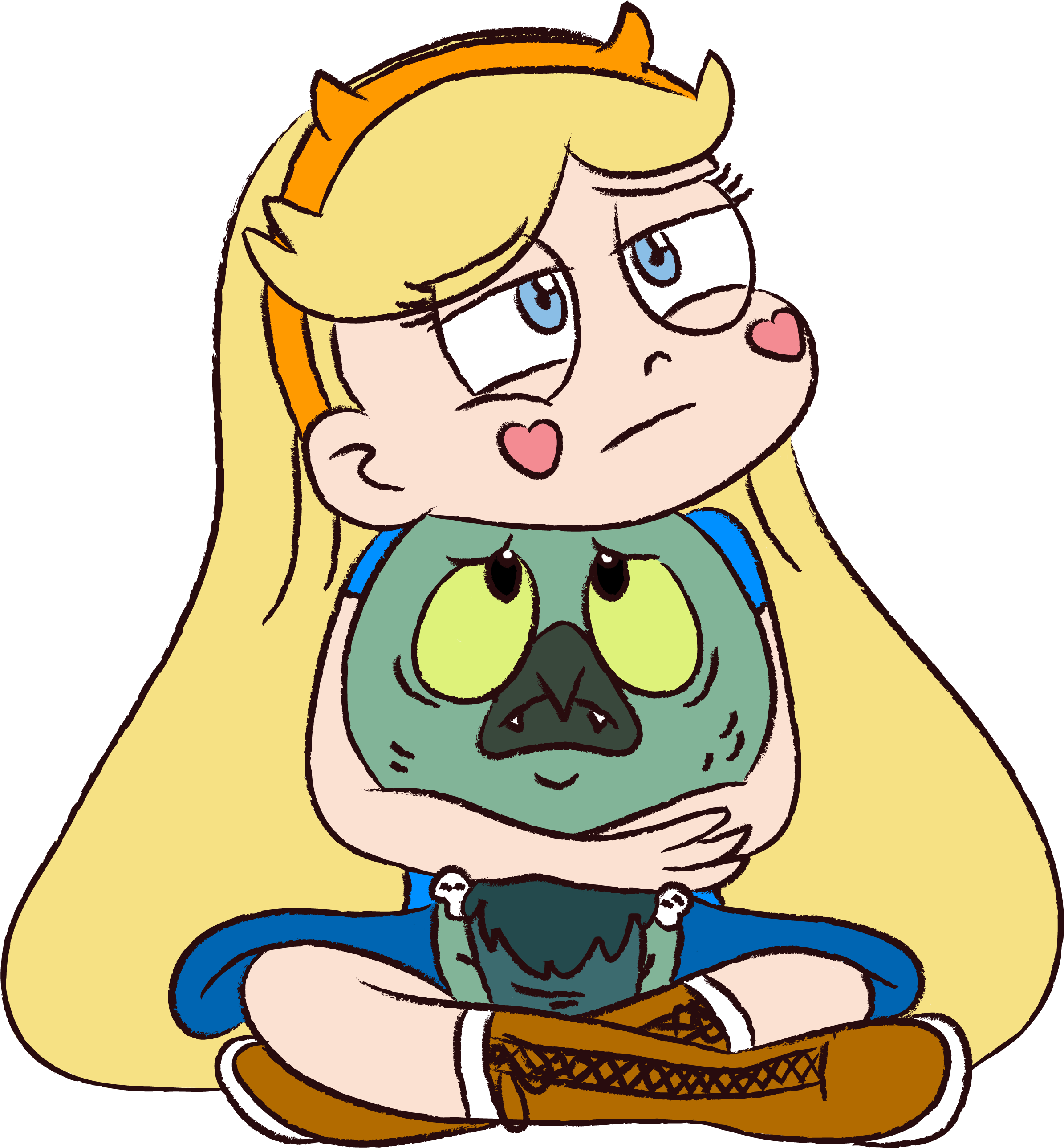 Fanwork Sad Star And Ludo - Sad Star Vs The Forces Of Evil Ludo (2576x2780), Png Download
