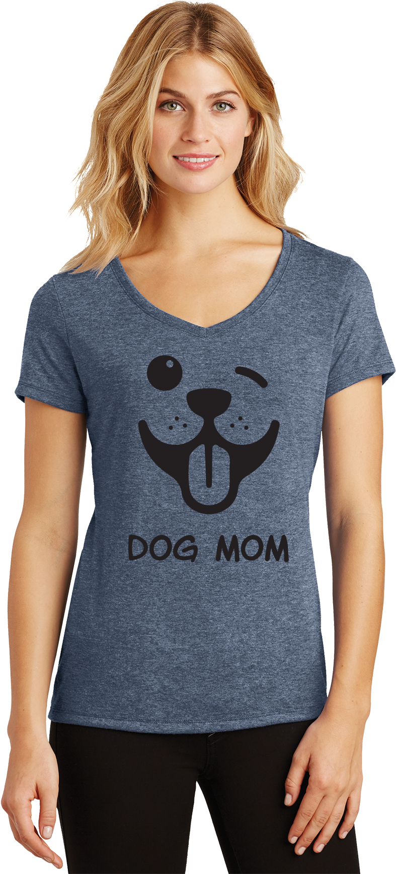 Email A Friend - District Made Dm1350l Ladies Perfect Tri V-neck Tee (1200x1800), Png Download