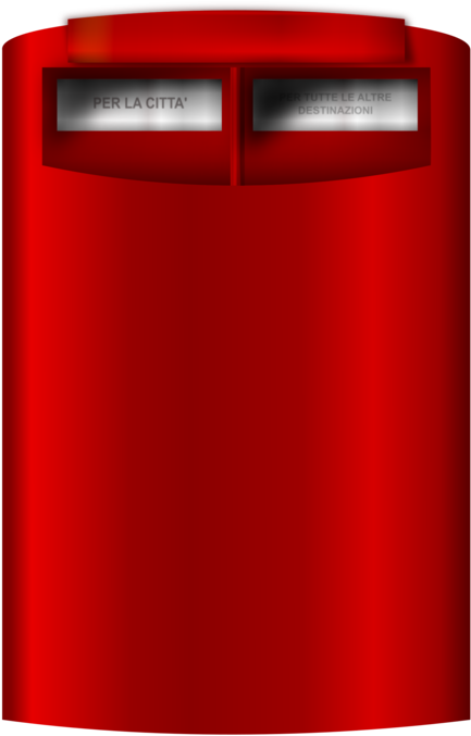 Email Box Post Box Letter Box - Cylinder (563x750), Png Download