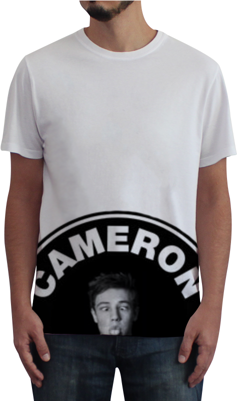 Camiseta Fullprint Cameron A - Cameron Dallas Lettering (800x800), Png Download