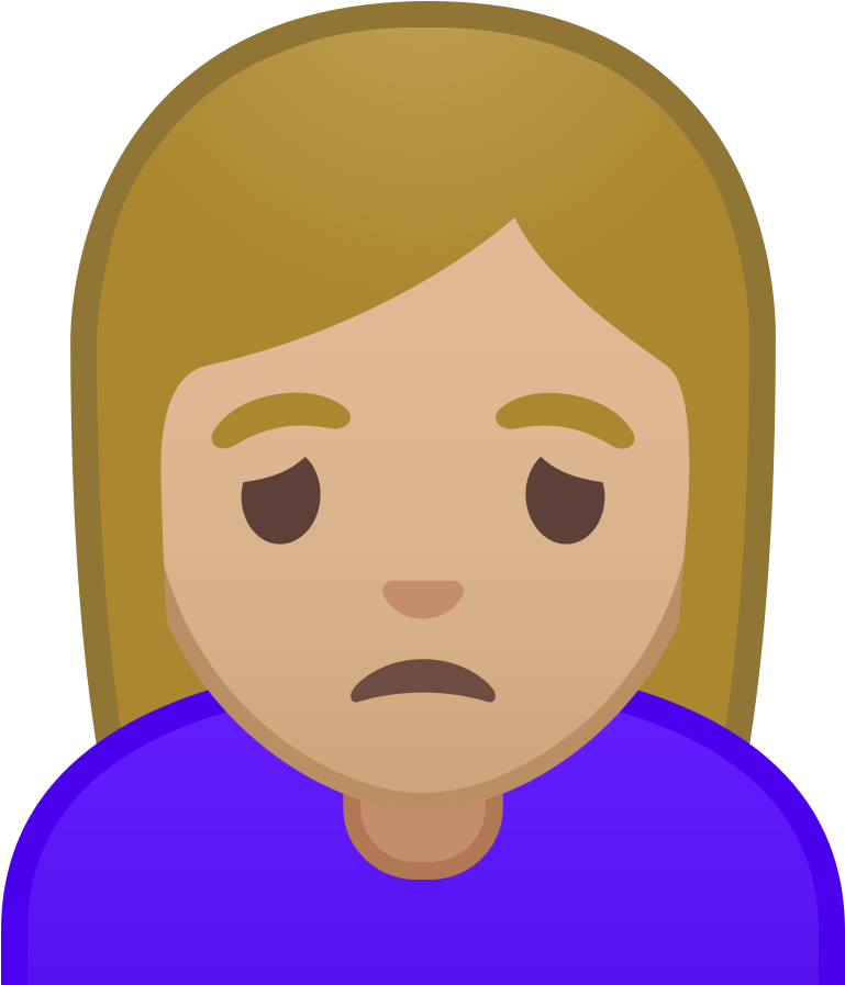 Download Svg Download Png - Frown (1024x1024), Png Download