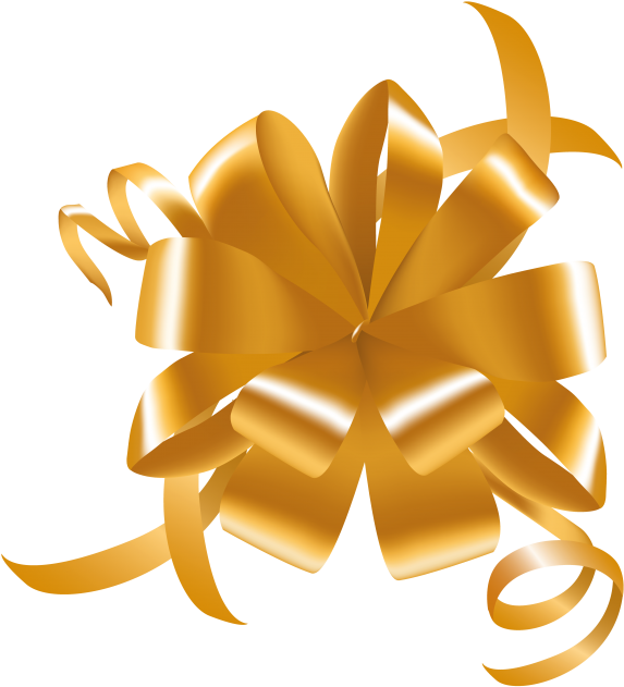 Orange Gift Bow - Different Types Of Bows Ribbon (866x650), Png Download