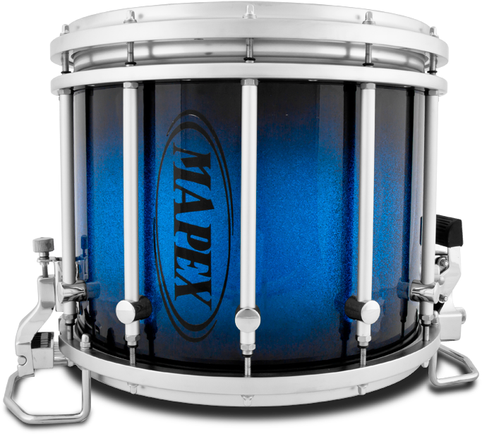 Blue Galaxy Sparkle Burst - Mapex Drums (2000x645), Png Download