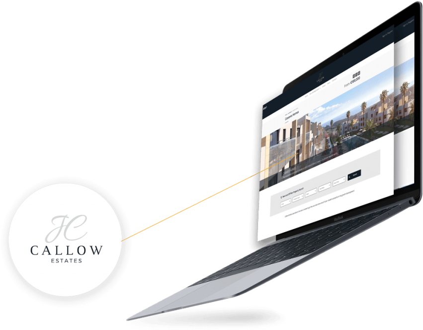 Real Estate Website Costa Del Sol - Led-backlit Lcd Display (1024x805), Png Download