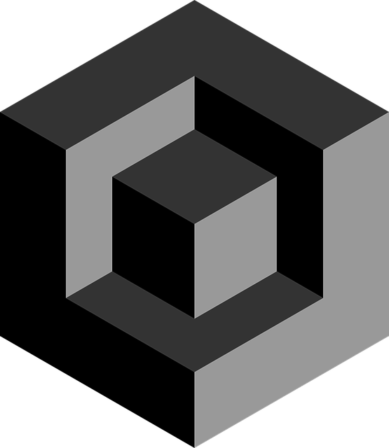 3d Cube Icon Png (555x640), Png Download