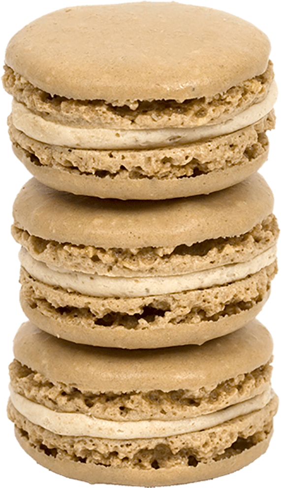 Macaron Marron Trio - Sandwich Cookies (1000x1000), Png Download