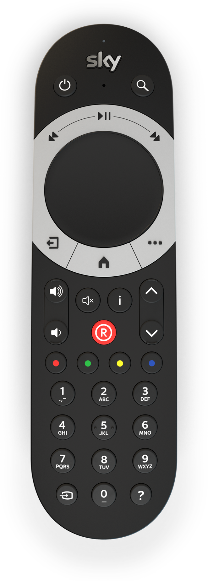 Http - //storage - Sky - Com/productpages Flat - Sky Q Touch Remote (662x1850), Png Download