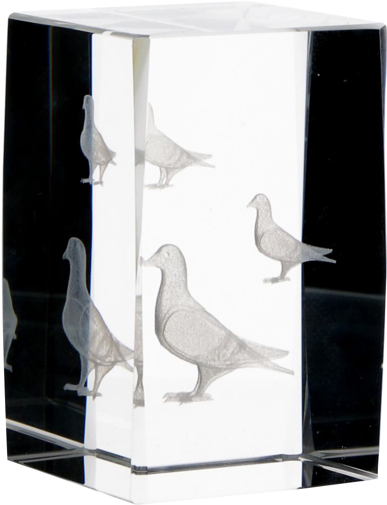 Beautiful, Glass Trophy With A Simple Composition That - Trophy (1000x1000), Png Download