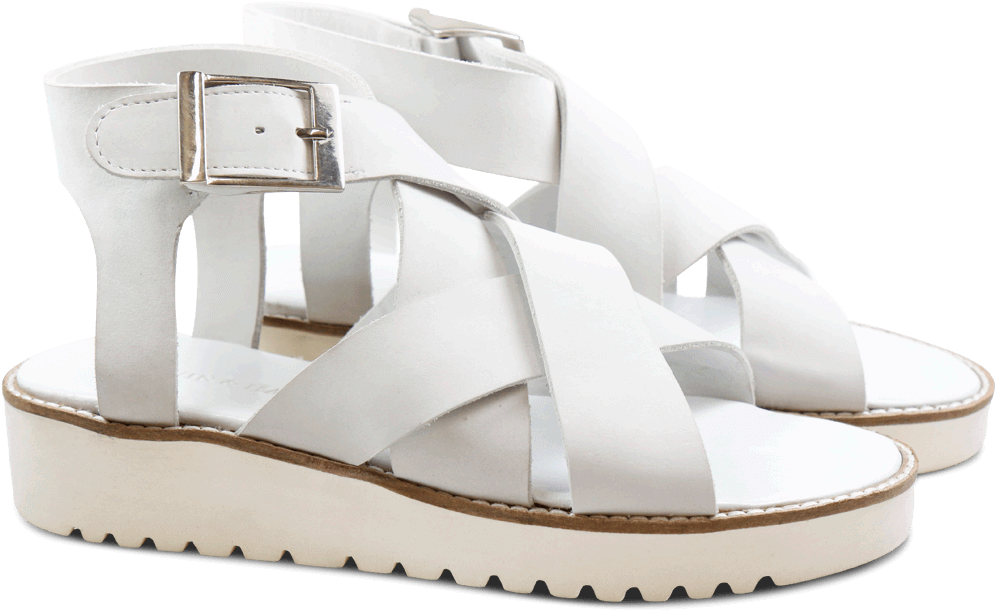 Sandals Celia 13 Powder White Ladakh White - Fisherman Sandal (1024x1024), Png Download