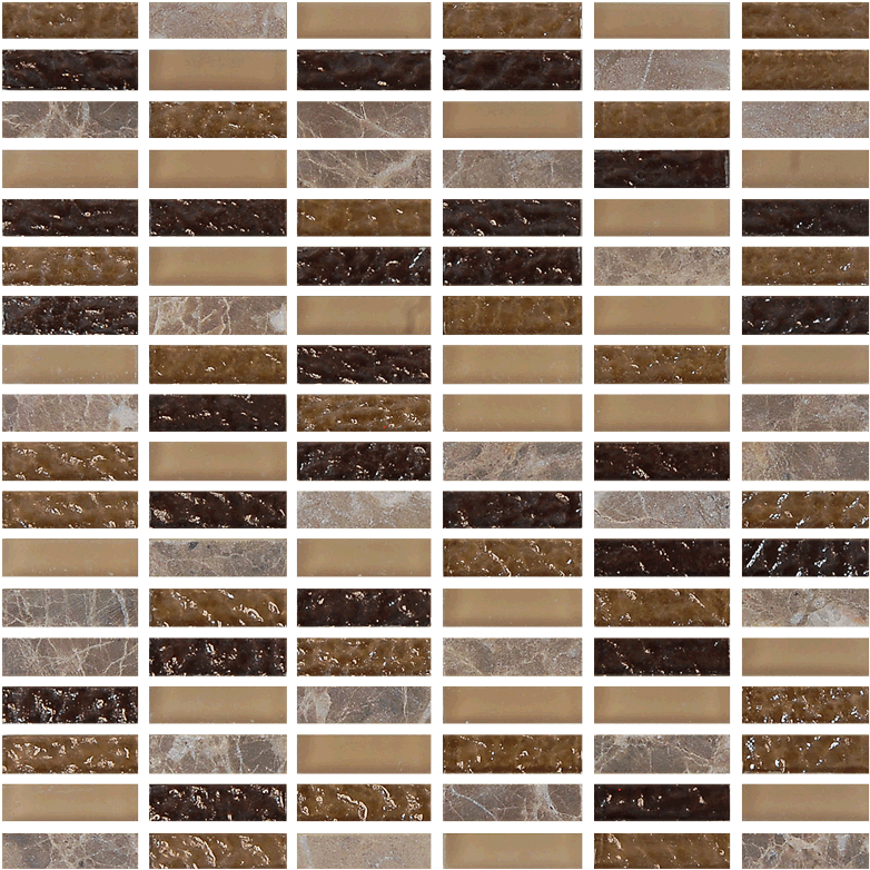 Emperador Rain Straight Stack 5/8″ X 2″ - Paint Color Samples (800x800), Png Download
