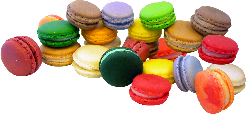 Macaron-mix - Macaroon (864x401), Png Download