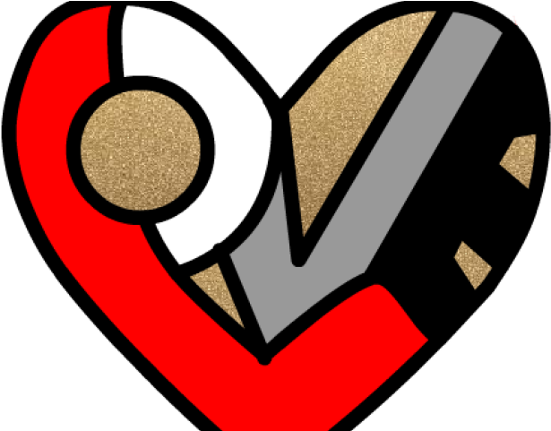 Heart Clipart Clipart Heart Logo - Booth Props Hearts (640x480), Png Download