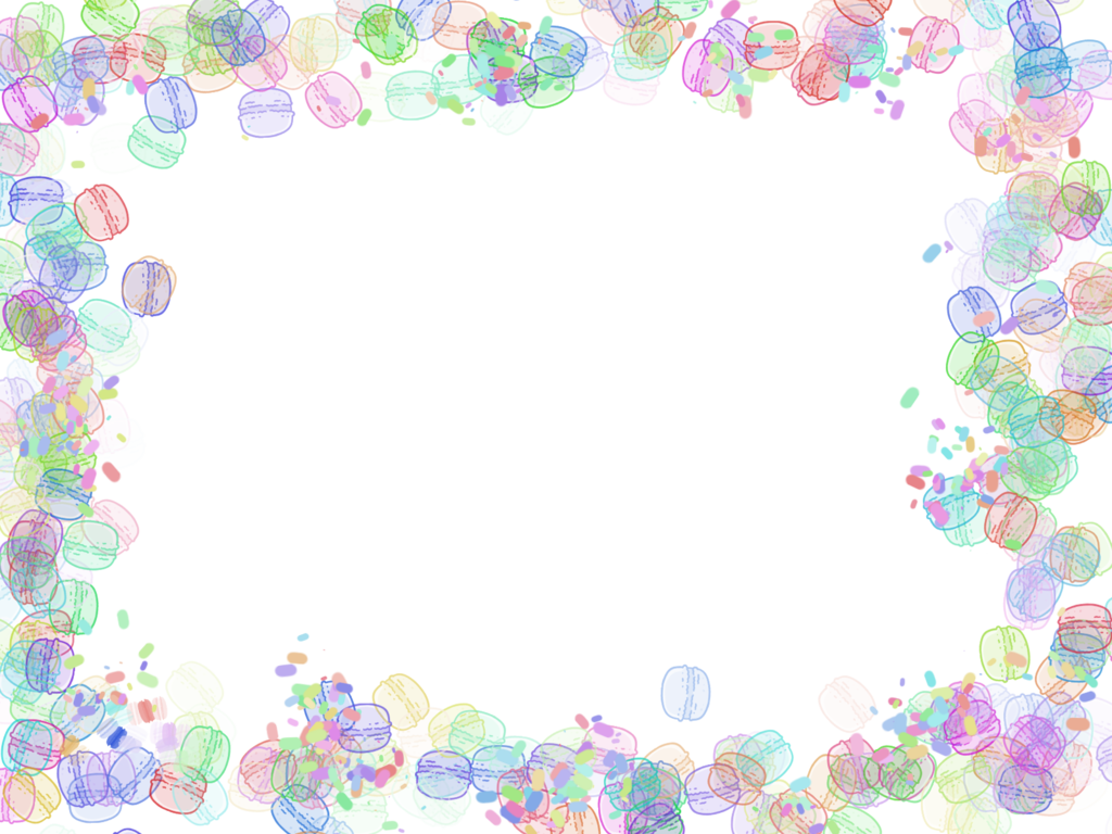 Image Library Macaron And Frame By T H E - Picture Frame (1024x768), Png Download