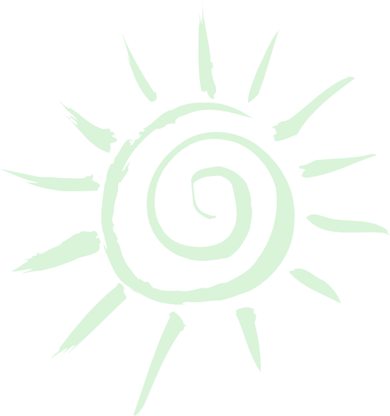 How To Set Use Sun Sunshine Green Svg Vector (558x596), Png Download