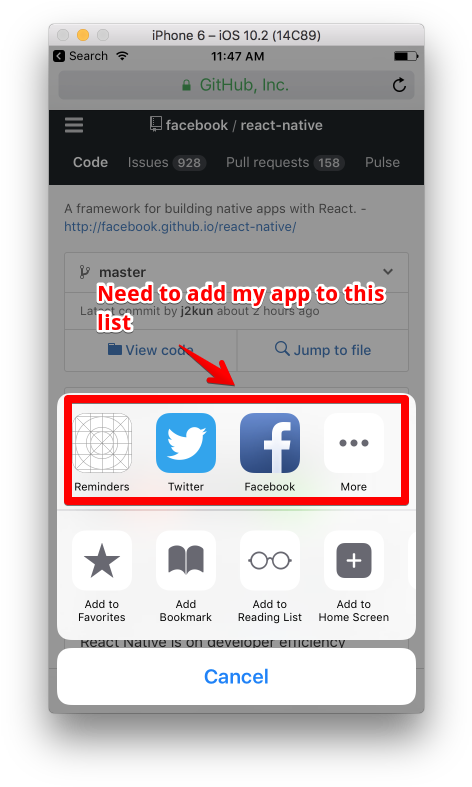 Enter Image Description Here - React Native Share Api (487x801), Png Download
