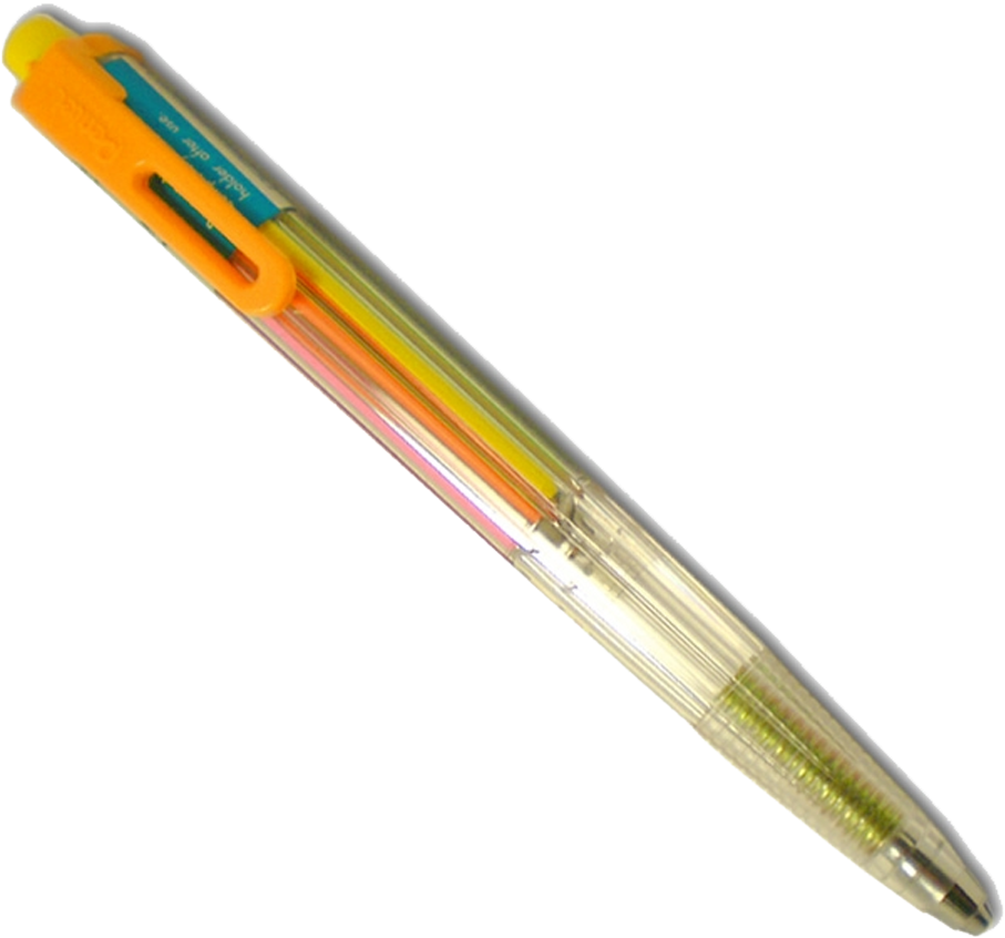 8 Color Pentel Scripture Marker Pencil - Metal (1000x882), Png Download