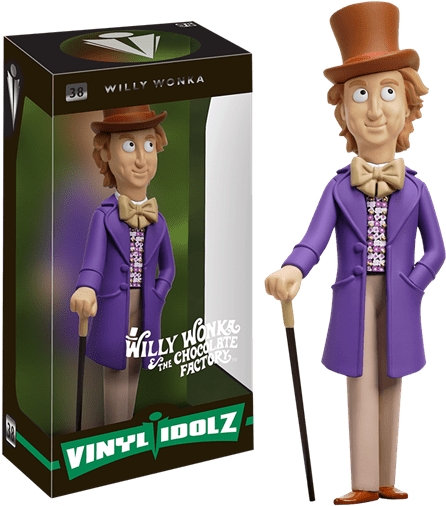 Willy Wonka And The Chocolate Factory - Willy Wonka Action Figures (600x600), Png Download