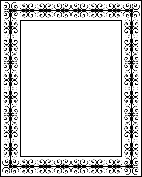 Meander Picture Frames Greek Language Film Frame Computer - Greek Key Frames (604x750), Png Download