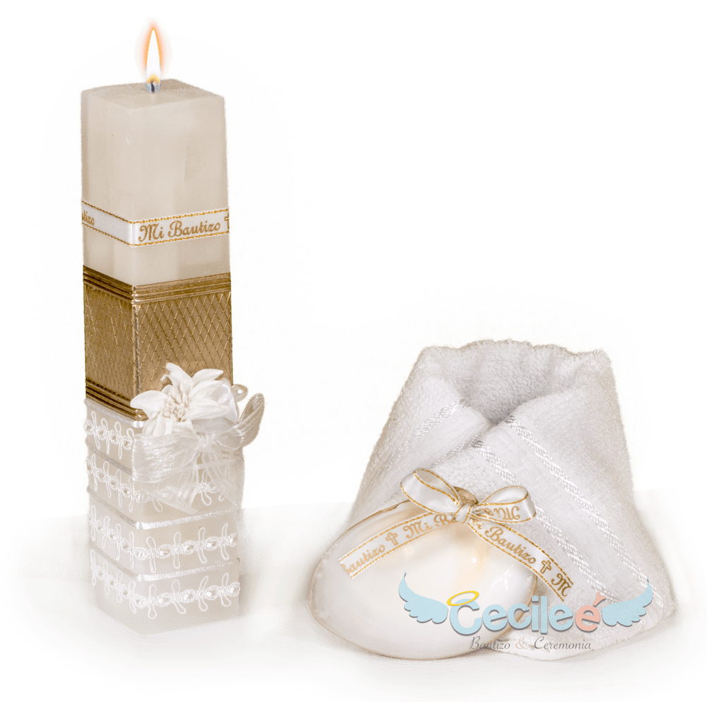 Inicio / Tienda / Bautizo / Accesorios Para Bautizo - Velas De Bautizo Elegantes (1000x1000), Png Download