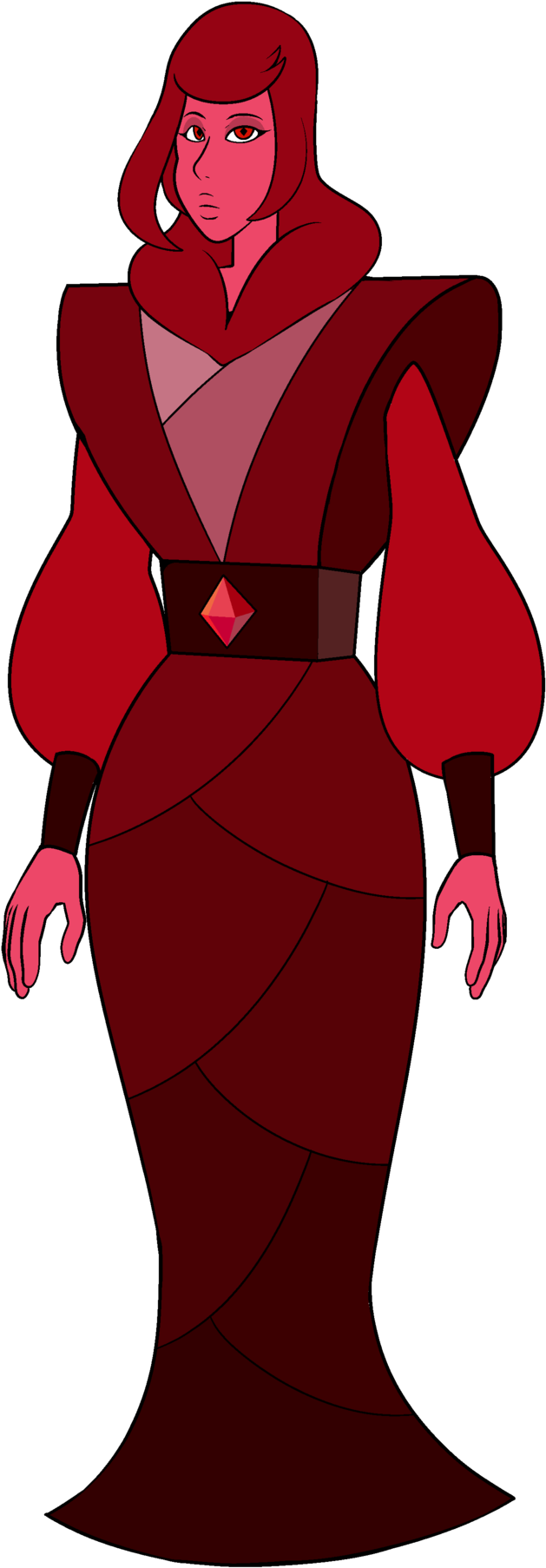 Red Diamond - Cartoon (1106x1920), Png Download