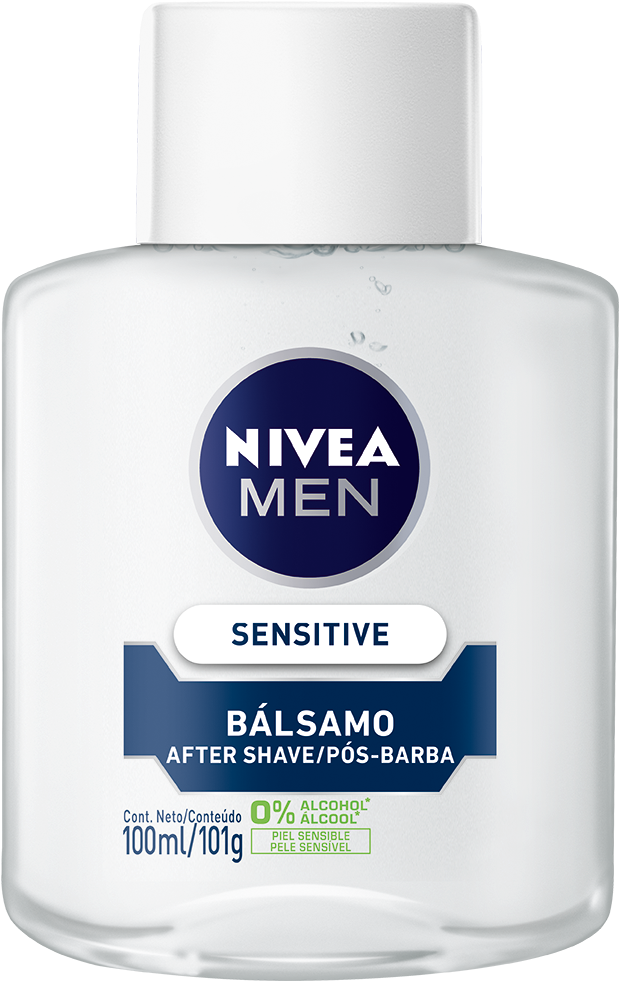 Nivea Sensitive After Shave Splash (1010x1180), Png Download