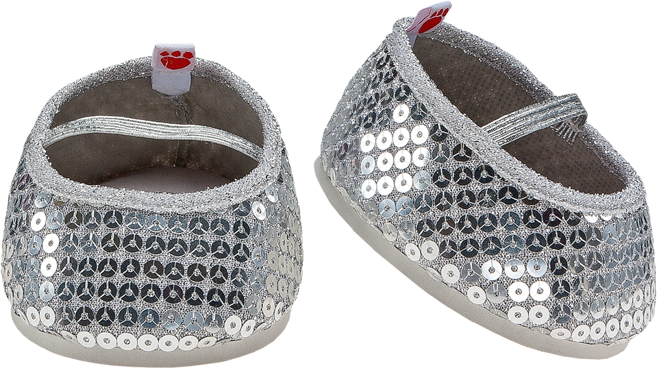 Flat Brillos Plata - Ballet Flat (1000x1000), Png Download