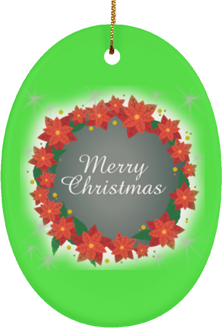 Poinsettia Festive Christmas Tree Decoration New Hanging - Posterazzi Merry Christmas Poster Print By Lauren Gibbons (1155x1155), Png Download