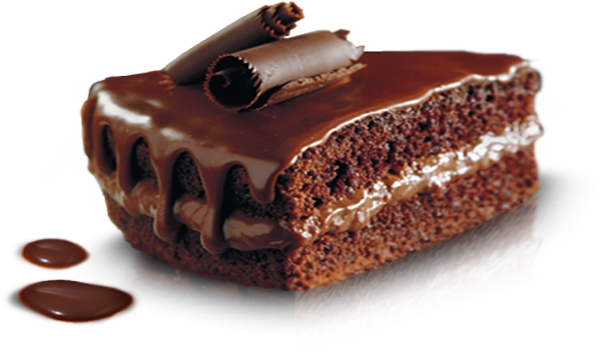 Chocolate Cake Slice Png - Make Cake In Microwave Oven (600x352), Png Download