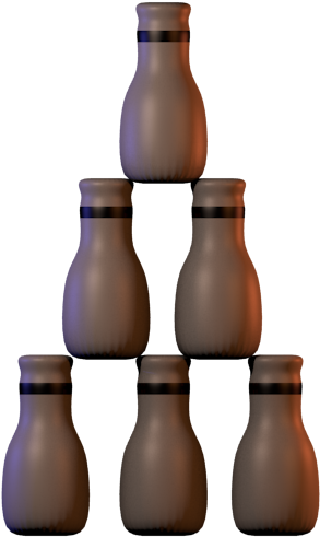 Bottles - Vase (400x540), Png Download